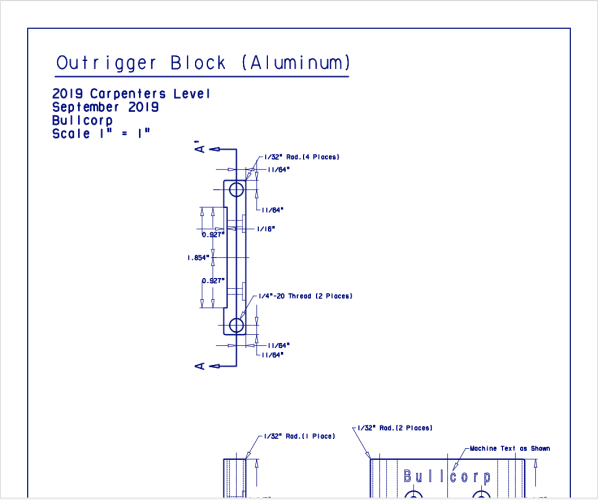 600 mm Plastic Block Scale